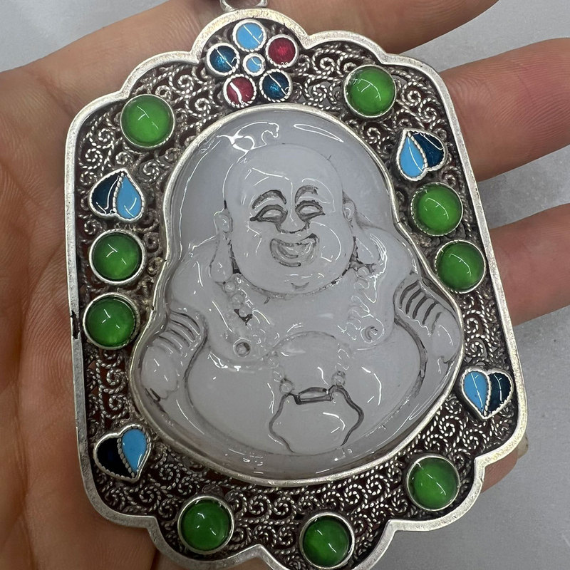 Vintage Collectible Market - Vintage-Sammlerstück aus Zinklegierung, versilbert, mit eingelegtem