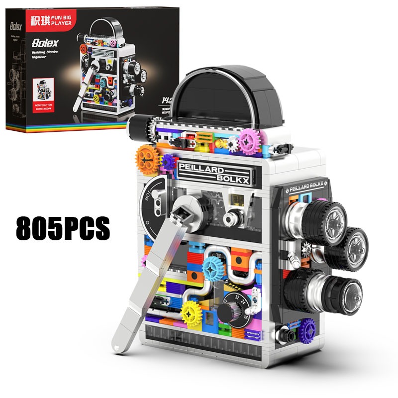 Collectible Vintage Cameras - 805 oder 865 Teile Vintage-Kamera-Modell-Bausteine, exquisite