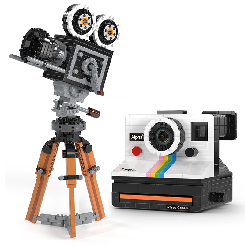 Collectible Vintage Cameras - 802 stücke Mini Baustein Vintage Modell