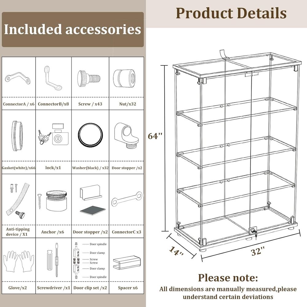 Vitrine aus gehärtetem Glas, 4 – Collectible & Vintage Dolls For Wedding Bewertung und Preis