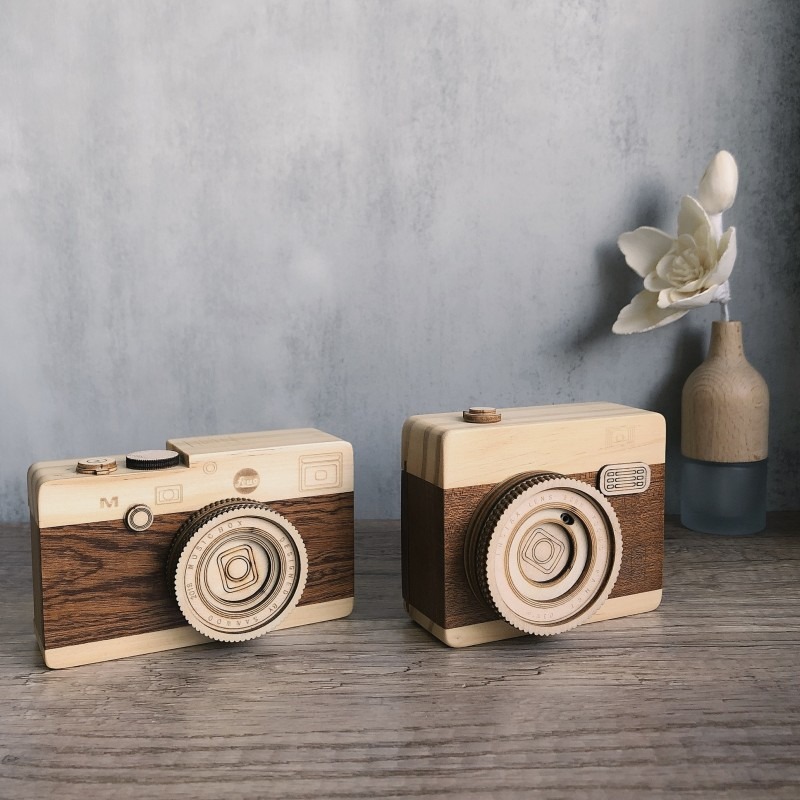 Vintage Holz-Kamera-Spieluhr H – Collectible Vintage Cameras Bewertung und Preis