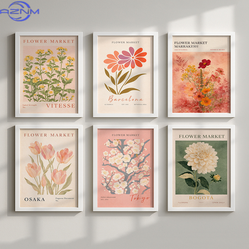 Sammlung von 6 Leinwanddrucken – Vintage Collectible Market Bewertung und Preis