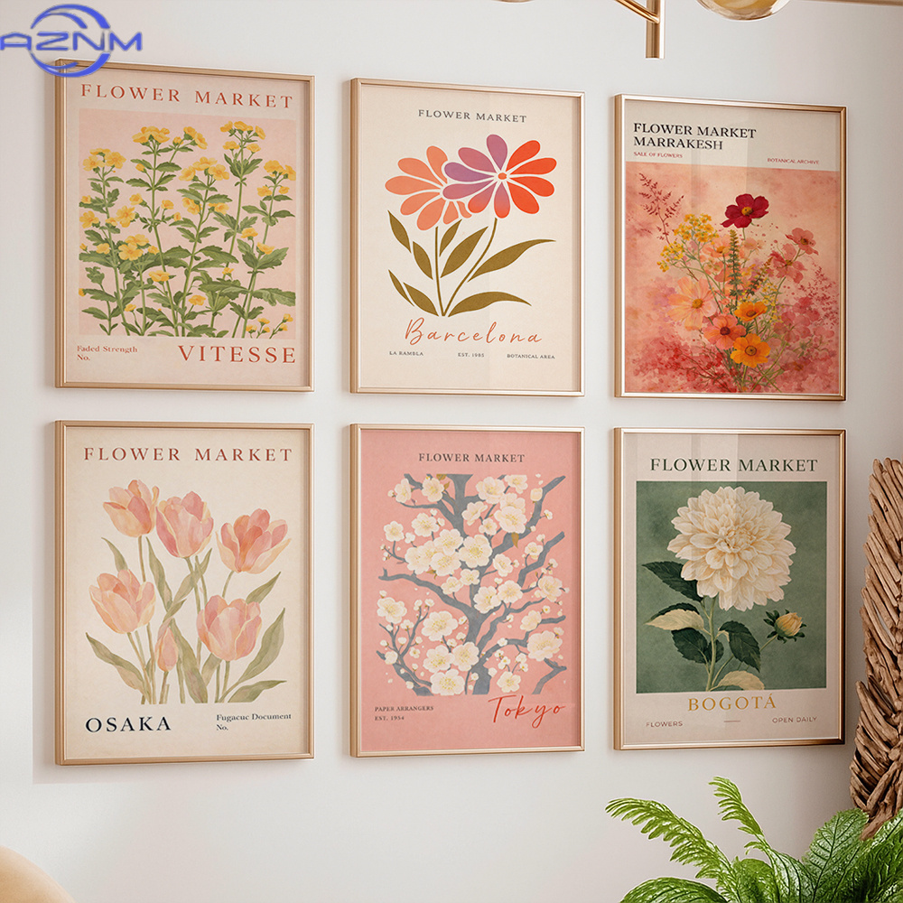 Sammlung von 6 Leinwanddrucken – Vintage Collectible Market Bewertung und Preis